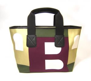 バリー ] BOOTHBAY ビジーBロゴ キャンバストートバッグ（アメジスト