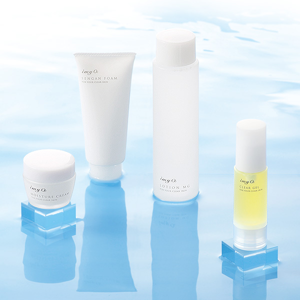 基礎4点セット : 無添加化粧品のIMY O2－マイナスイオン酸素水 | アイ