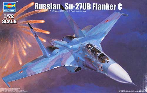 未組立 トランペッター 1/72 Su-27UB フランカー C Su-27UB フランカー