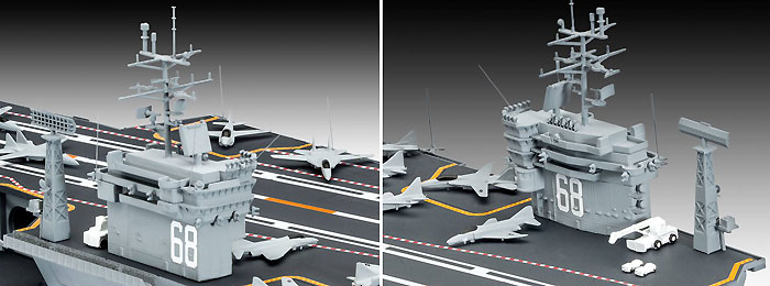 1/720 艦船モデル U.S.S. ニミッツ CVN-68 Revell (レベル)