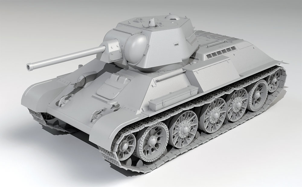 ICM ドイツ Pz.Kpfw. T-34-747r 1/35 ミリタリービークル・フィギュア