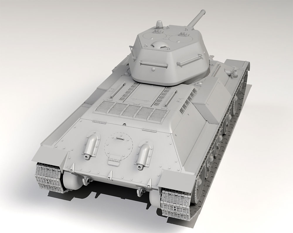 ICM ドイツ Pz.Kpfw. T-34-747r 1/35 ミリタリービークル・フィギュア