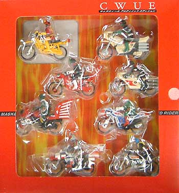 バンダイマテル 栄光の8人ライダーマシーン キャラウィール