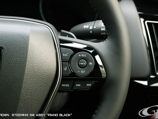 クラウン用 インテリア ステアリングスイッチ ASSY ピアノブラック