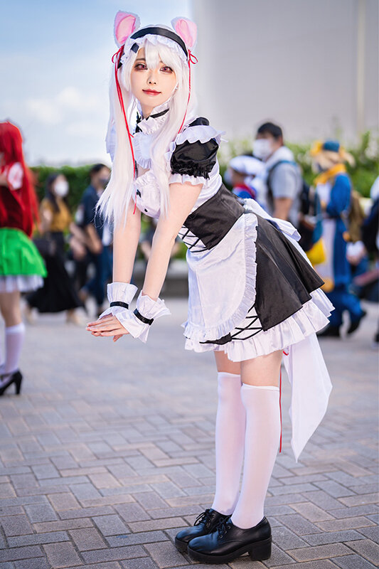 コスプレ】「にじさんじ」椎名唯華の可愛いメイド服でご挨拶！注目