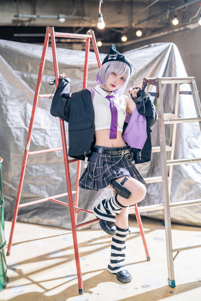 コスプレ】4月2日は「ぶいすぽっ！」“花芽すみれ”誕生日！白髪ショート