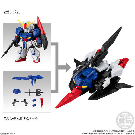 歯ぁ食いしばれ！ZガンダムやMk－II、百式など収録の食玩プラモが発売