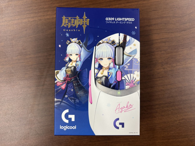 Logicoolの『原神』コラボマウス実物をチェック！神里綾華が大きく描か