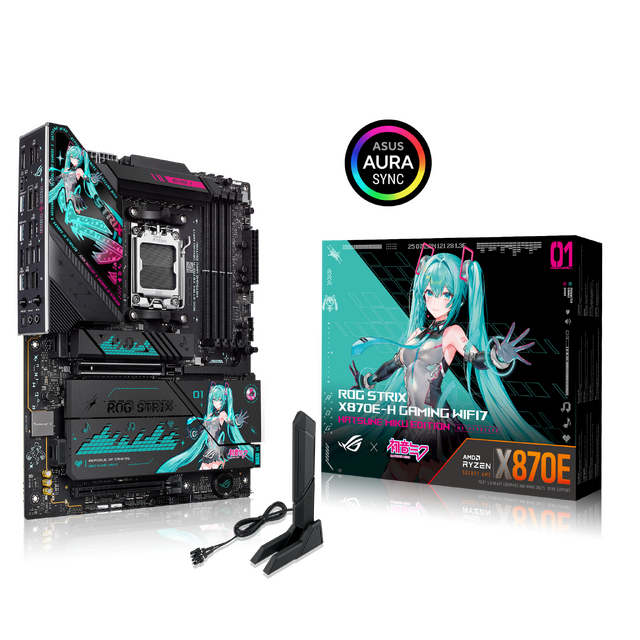 PCの中身まで「初音ミク」仕様！「ASUS」ゲーミングブランドコラボ製品