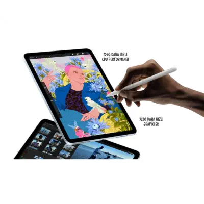 Apple iPad Air 4.Nesil 64GB Wi-Fi Mavi (MYFQ2TU/A) Tablet - Apple