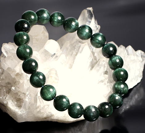 トップクォリティ]宝石質ブルーグリーンキャッツアイトルマリン