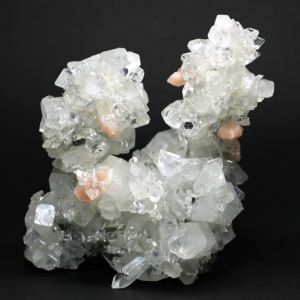 トップクォリティ]インド産アポフィライトクラスター/結晶原石