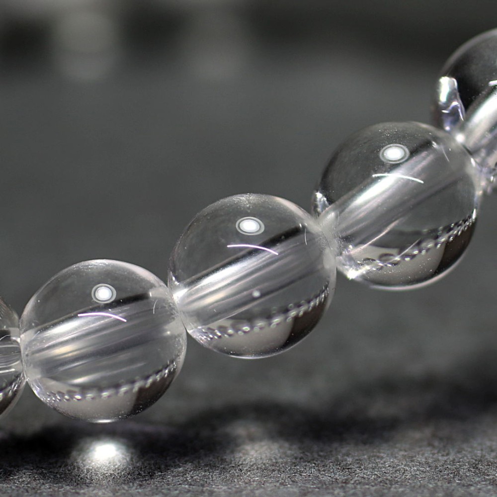 最高品質] ペタライトブレスレット（約7mm玉・鑑別書付） - 埼玉県吉川