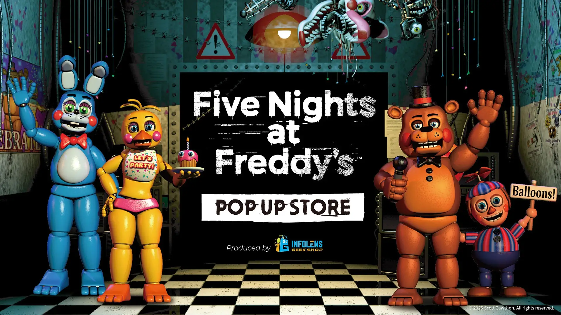 あの超人気ゲーム「Five Nights at Freddy's」のポップアップストア