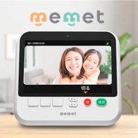 脱・スマートな未来を目指す！押すだけテレビ電話機『memet（めめっと