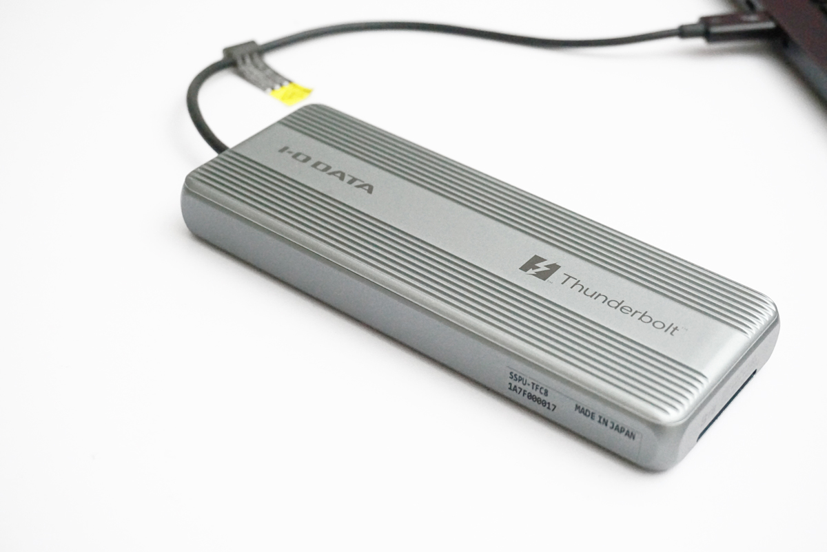 国内メーカー初※！最新規格Thunderbolt™ 5対応SSDを実際に試してみた