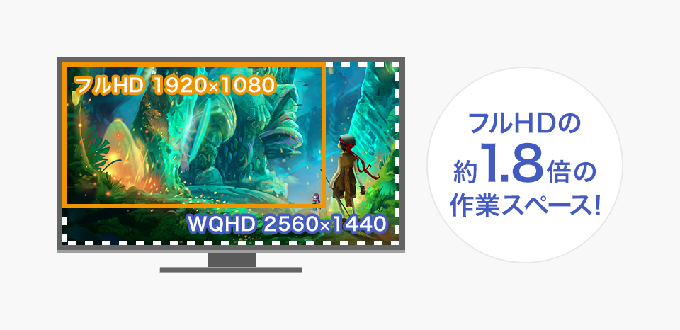 LCD-GCQ241XDB | 広視野角ADSパネル採用＆WQHD対応23.8型ゲーミング