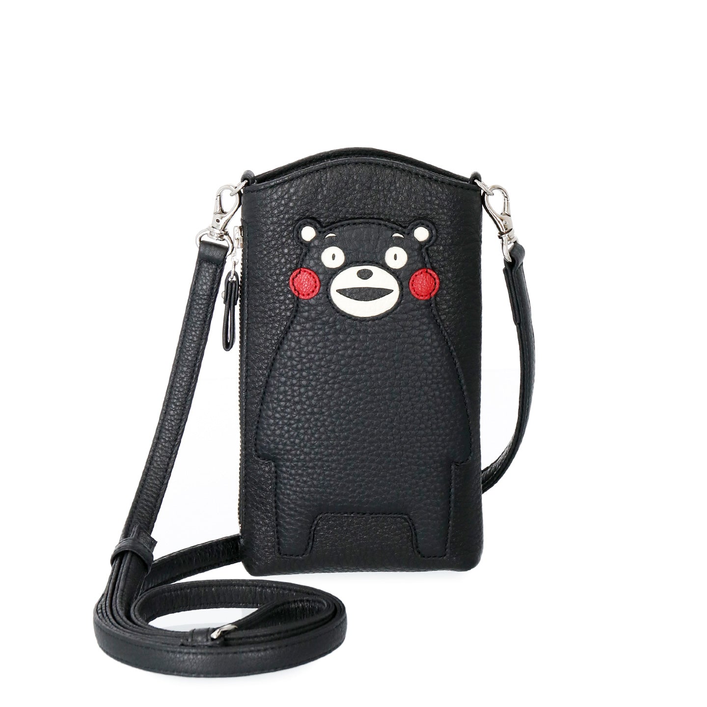 くまモンコラボ商品】牛革 スマートフォンポシェット – イビサ