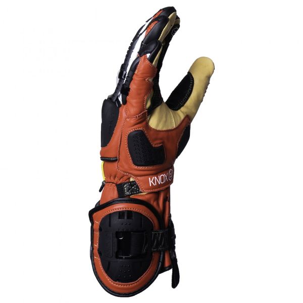 Motorcycle gloves Knox Handroid MK4 Red in stock | iCasque.co.uk