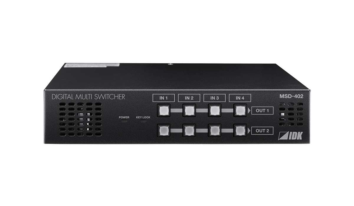 MSD-402 デジタルマルチスイッチャー | 株式会社アイ・ディ・ケイ