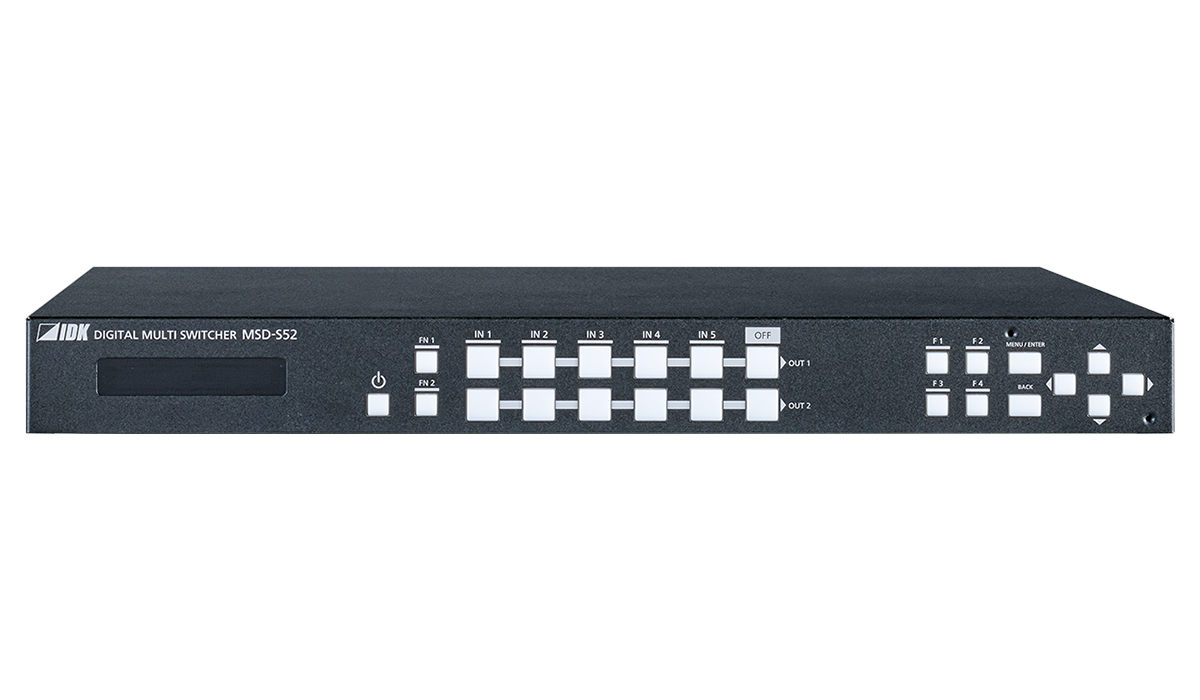 MSD-S52 デジタルマルチスイッチャー | 株式会社アイ・ディ・ケイ