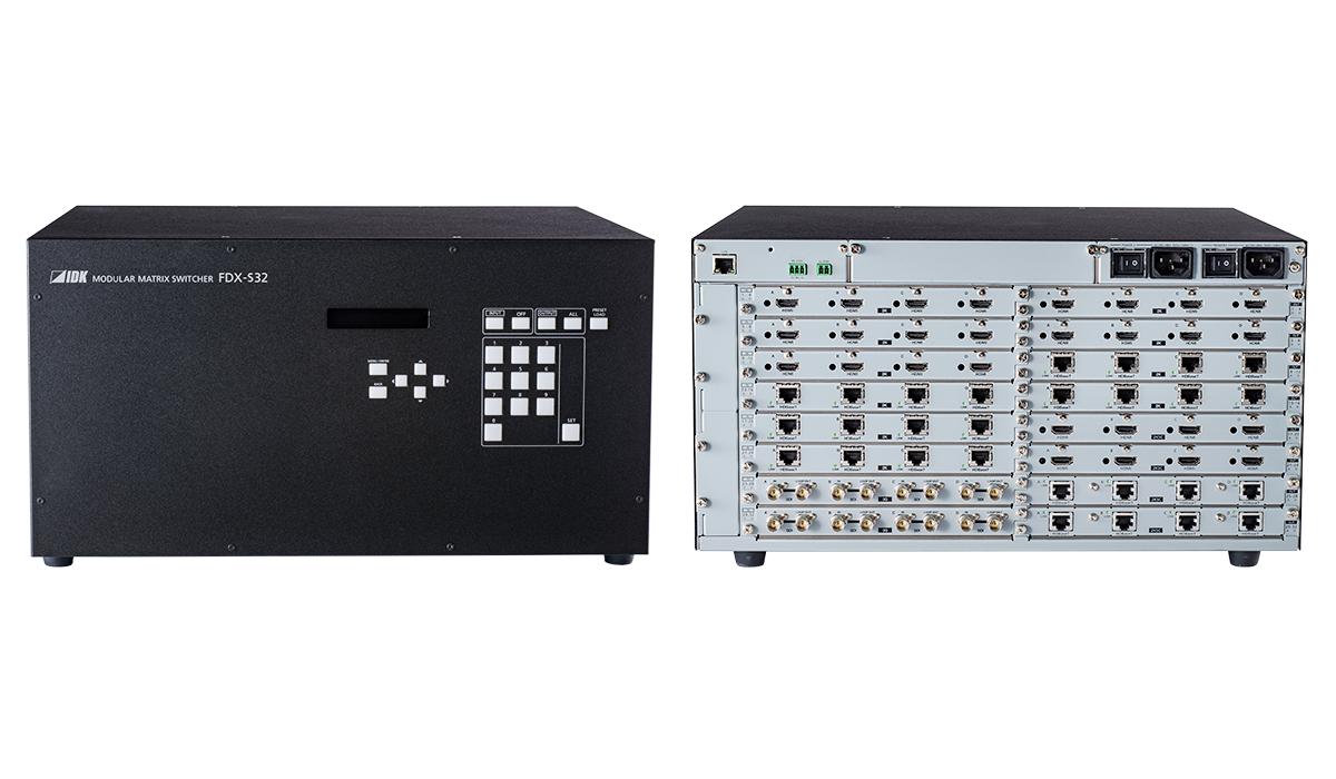 FDX-S32 4K@30対応 モジュラー型マトリクススイッチャー | 株式会社