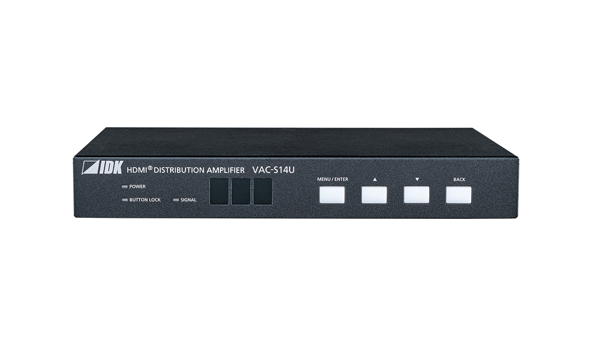 VAC-S14U 4K@60対応 HDMI分配器 | 株式会社アイ・ディ・ケイ - ProAV