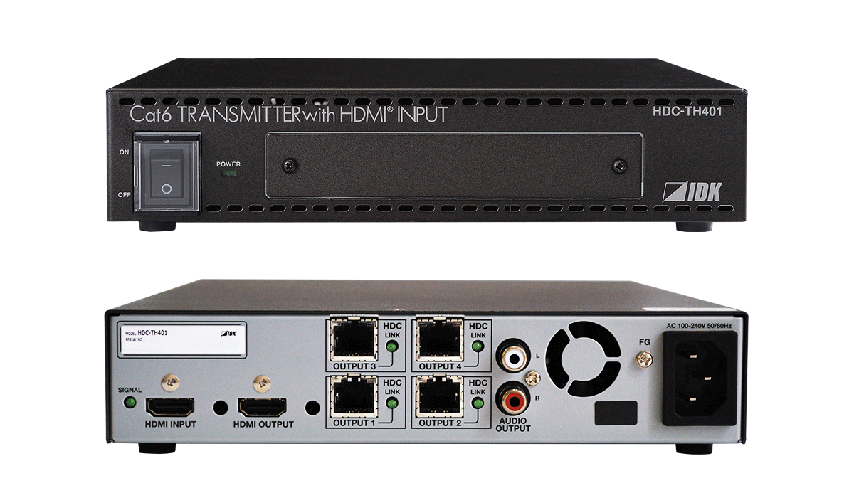HDC-TH401 HDBaseT送信器 ローカルモニタ出力モデル | 株式会社アイ