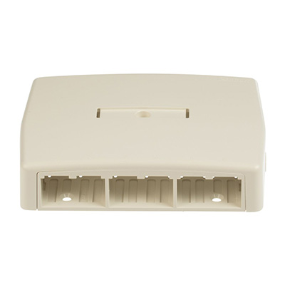 JOQ6H600 6ポートCat6ローゼットキット シャッター付: ネットワーク