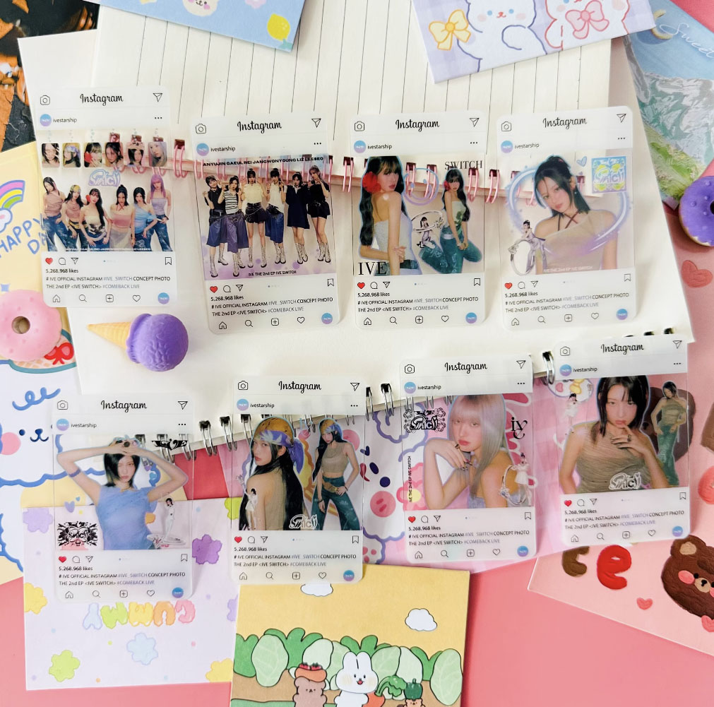 IVE インスタ風クリアトレカSET 009 - I DOLL STYLE