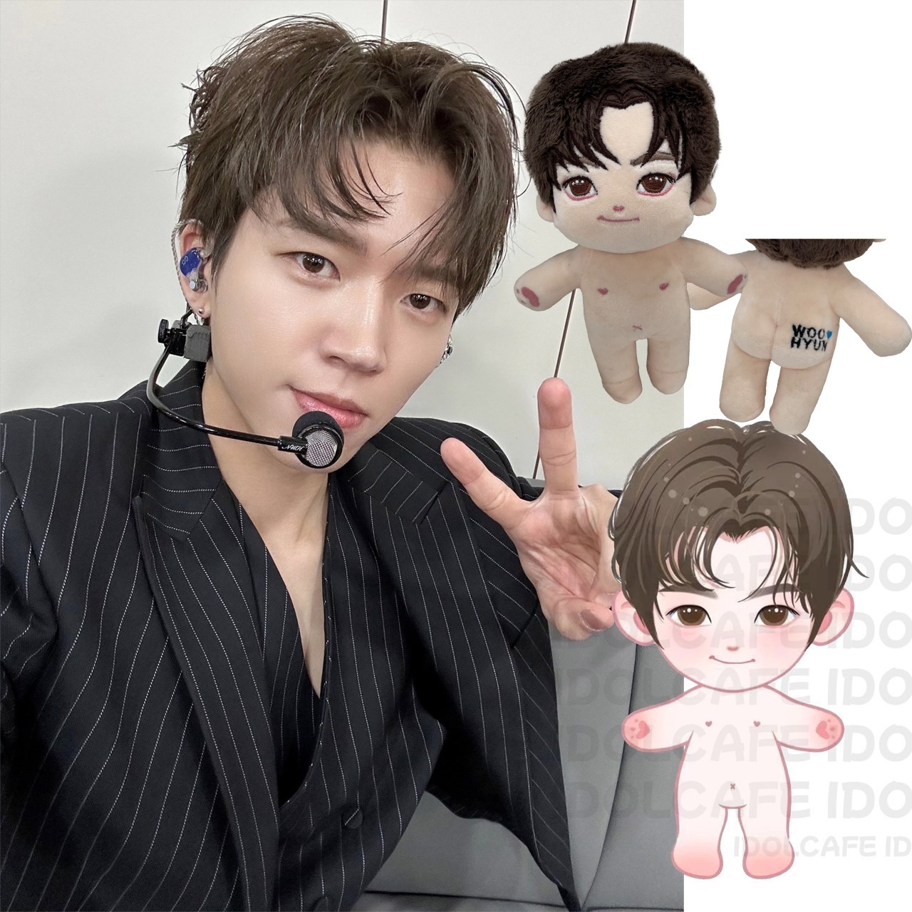 15cm Doll】INFINITE ウヒョン WooHyun 応援ぬいぐるみ - I DOLL STYLE