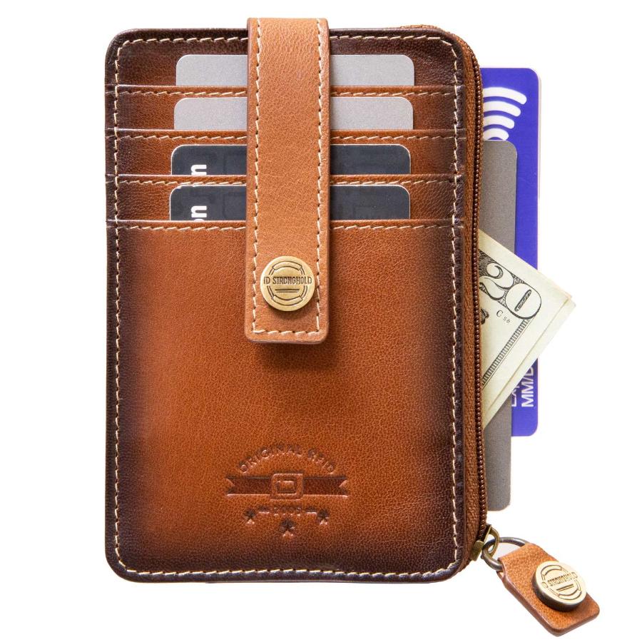 RFID Blocking Mini Wallet | Slim, Leather Credit Card Wallet | ID
