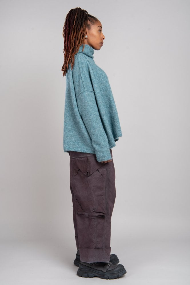 Rundholz Dip Lagoon Melange Oversized Pullover | i dare to be