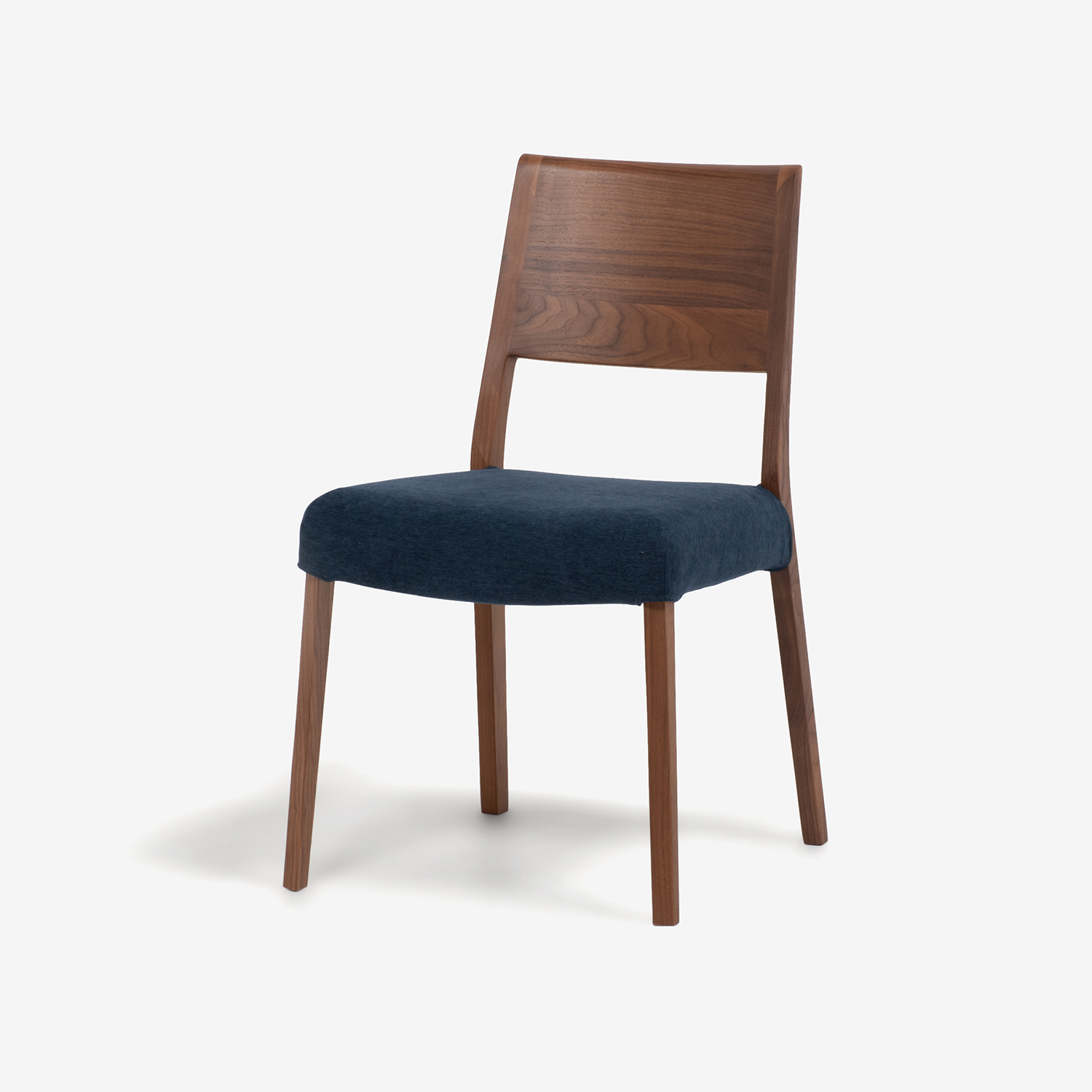 ダイニングチェア「シネマ Bタイプ」ウォールナット材 ウォールナット