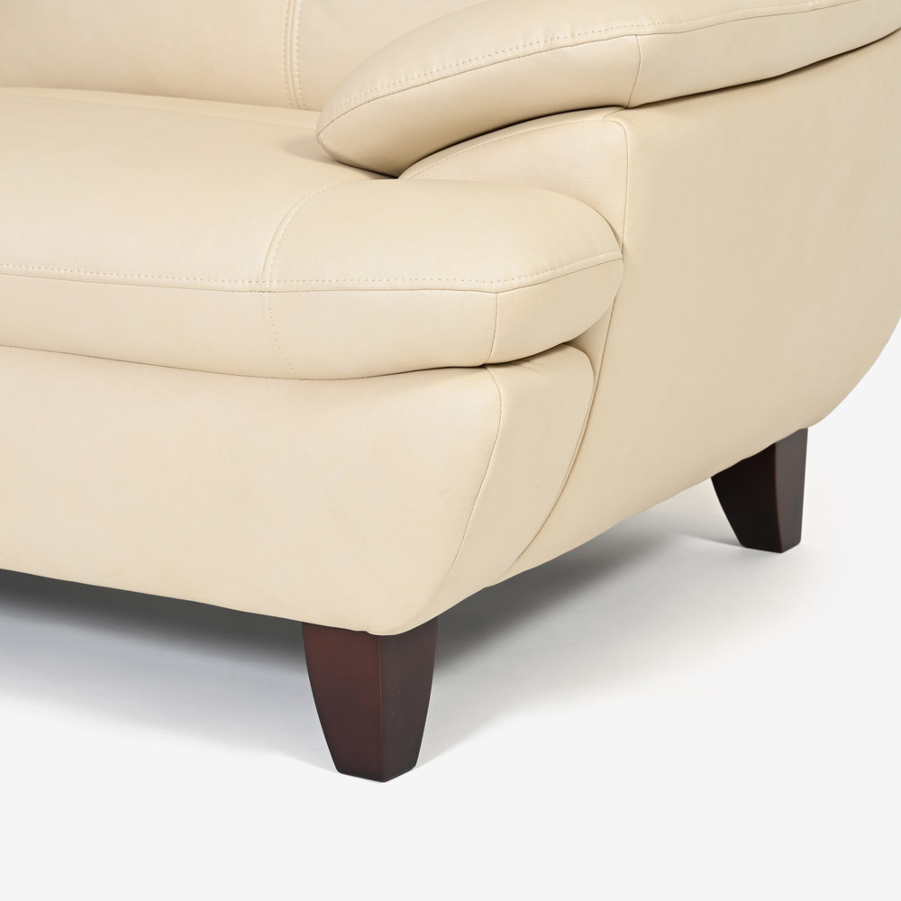 ソファ 2.5人掛け「ルーニー SD-344」幅183cm 布アイボリー色 #KR01