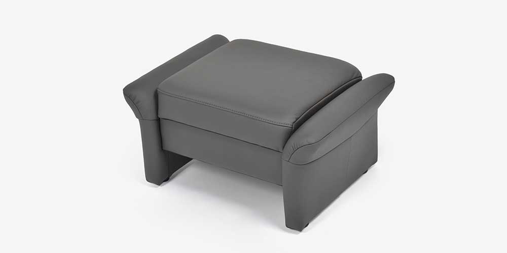 himolla（ヒモラ）オットマン「クムリー model.4927」革#24 グレー色