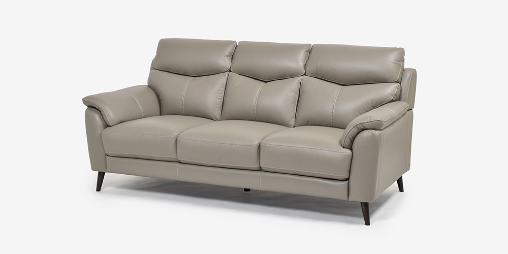 ソファ 3人掛け「ワルツ」幅206cm 半革#J-722A/PU トープ色 | 【公式