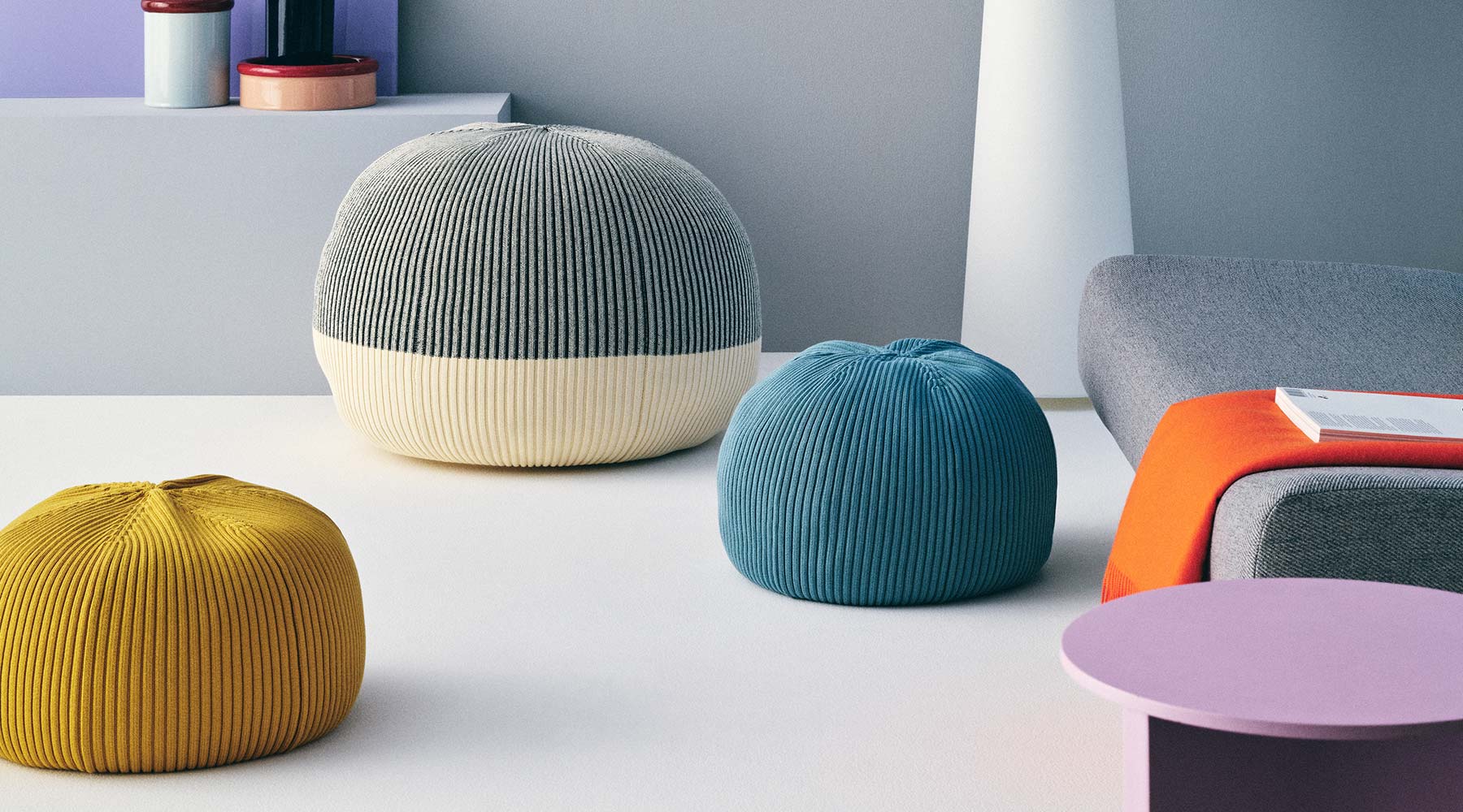 クッション・座布団 MINI PUUF IDEE］MINI PUUF （Cover GRAY） | 無印良品