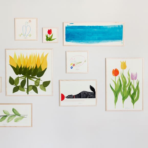 定番品】 山口一郎 「neoflower チューリップ」｜ポスター｜IDEE SHOP