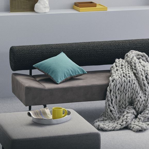 在庫品】DIVANCO OTTOMAN Light gray｜オットマン｜IDEE SHOP Online