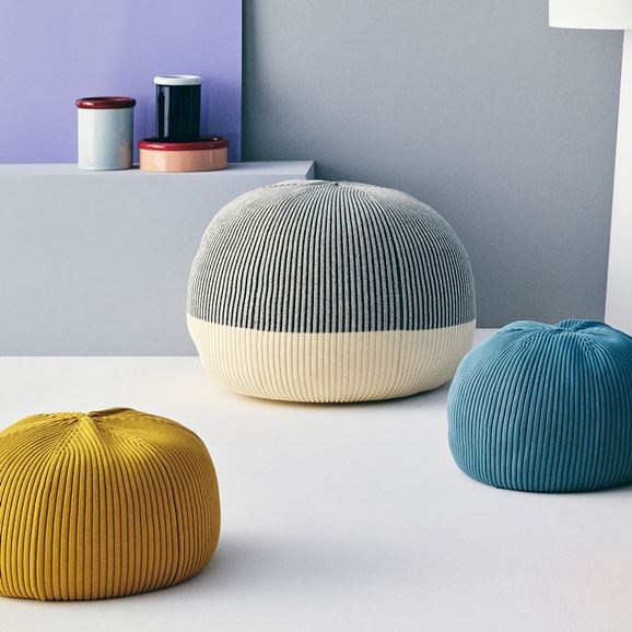 MINI PUUF Cover Blue gray｜1人掛け｜IDEE SHOP Online