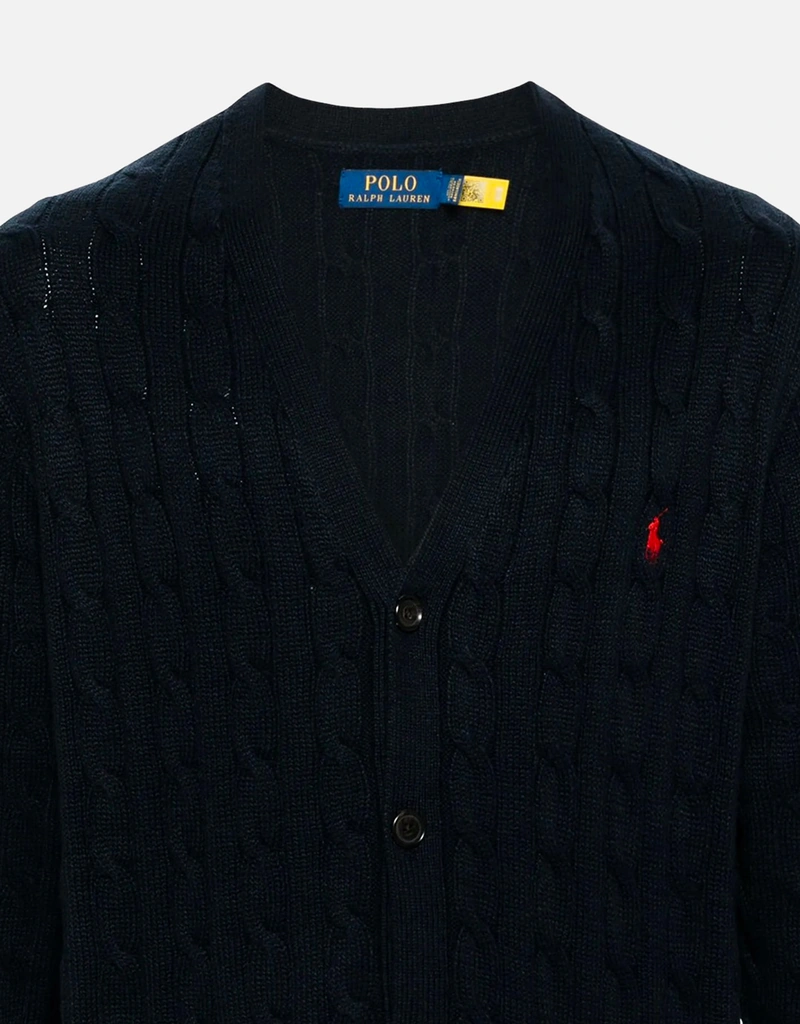 Polo Ralph Lauren メンズ コットン ケーブルニット カーディガン