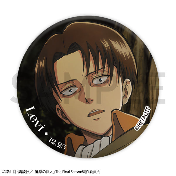 30個 進撃の巨人 キャラウムカフェ 缶バッジ リヴァイ 30個 進撃の巨人