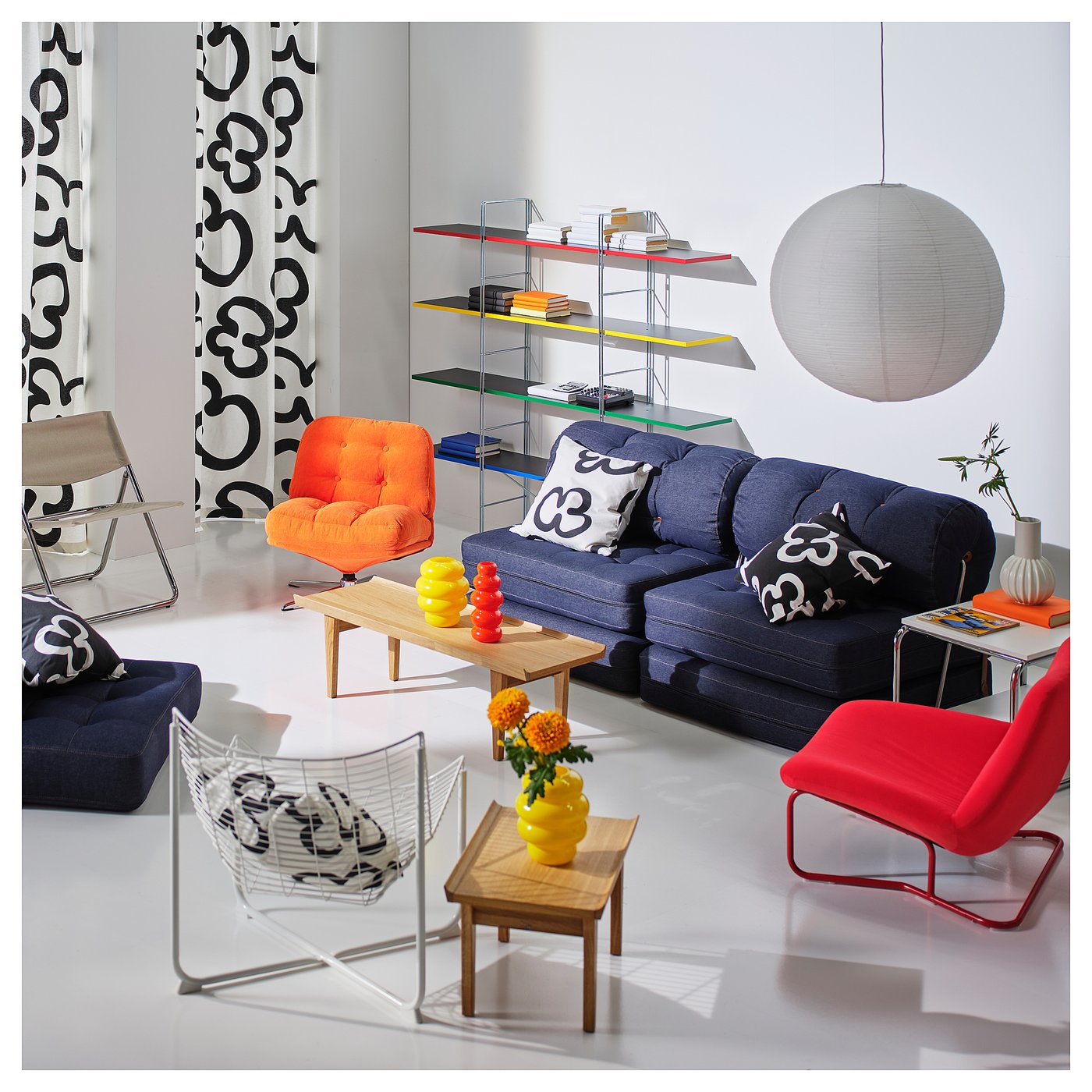 MK】ディヴリンゲ スコールボダ IKEA SKÅLBODA armchair, orange - IKEA CA