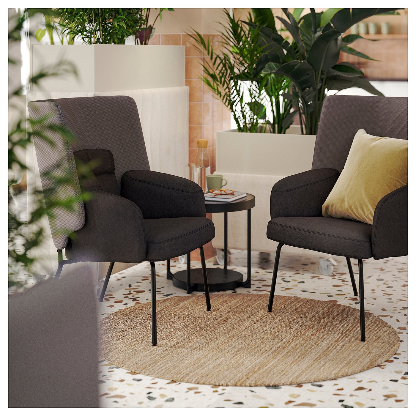 LOHALS ローハルス ラグ 平織り, ナチュラル, 130 cm - IKEA