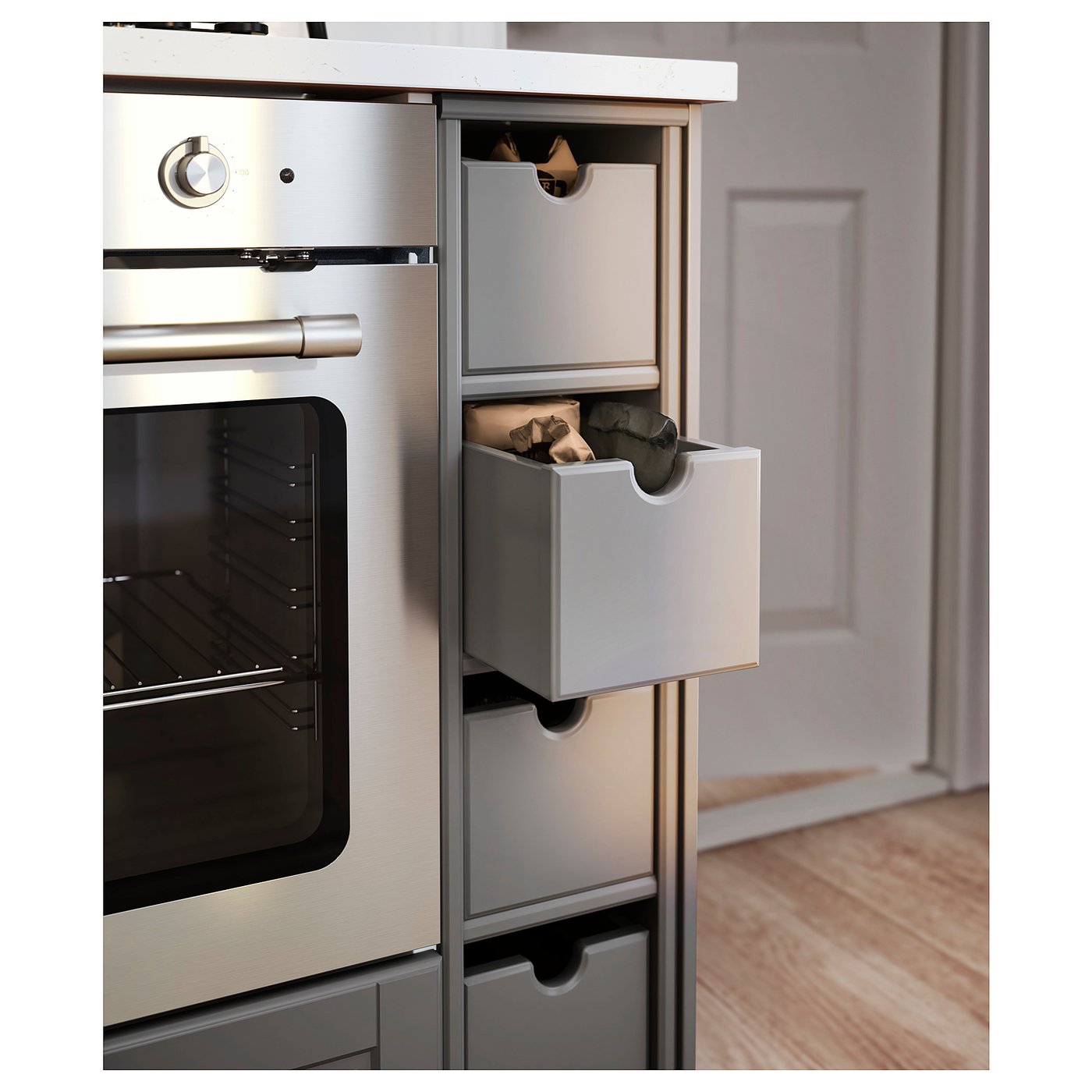 TORNVIKEN トルンヴィーケン ボックス, グレー - IKEA