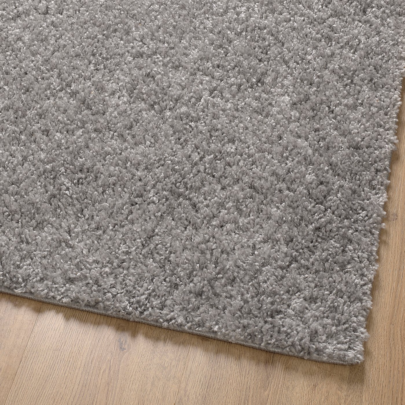 ÄRENDE rug, high pile, gray, 5'3