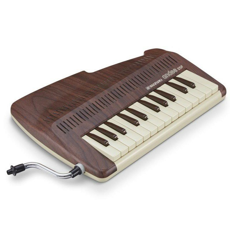 SUZUKI】素朴でナチュラルな木目模様の鍵盤リコーダー『andes 25F