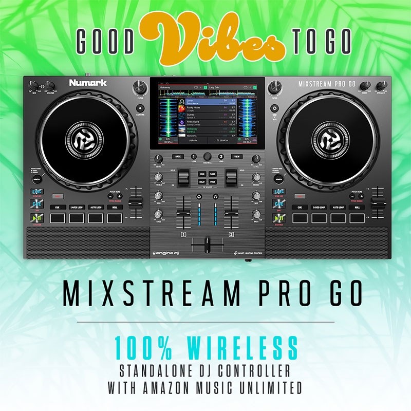 Numark 【新生活応援セール】Mixstream Pro Go 【バッテリー内蔵モデル