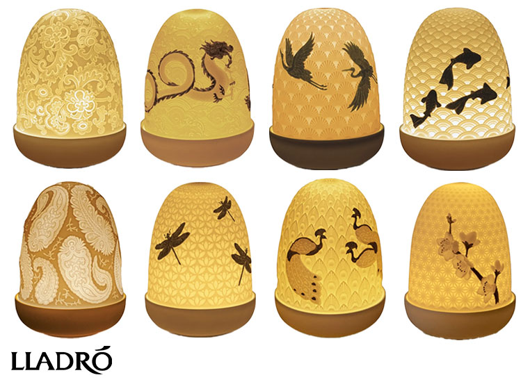 ドーム ランプ （桜） ワイヤレス テーブルランプ | LLADRO/リヤドロ